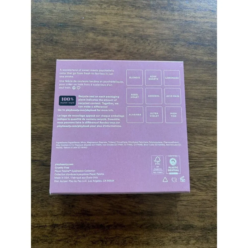 Pley Beauty ~ Love Child Eyeshadow Palette ~ NEW